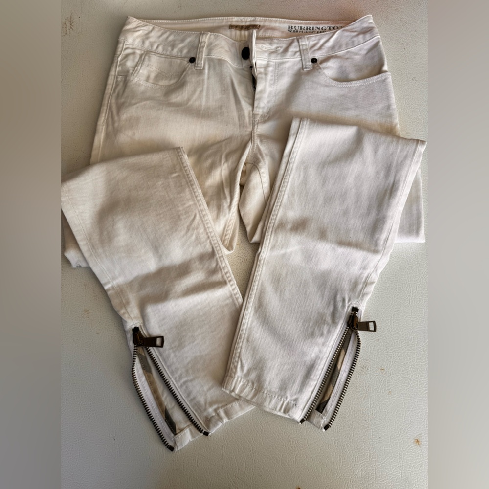 Burberry Brit Burrington Skinny Leg Pants Size 28W